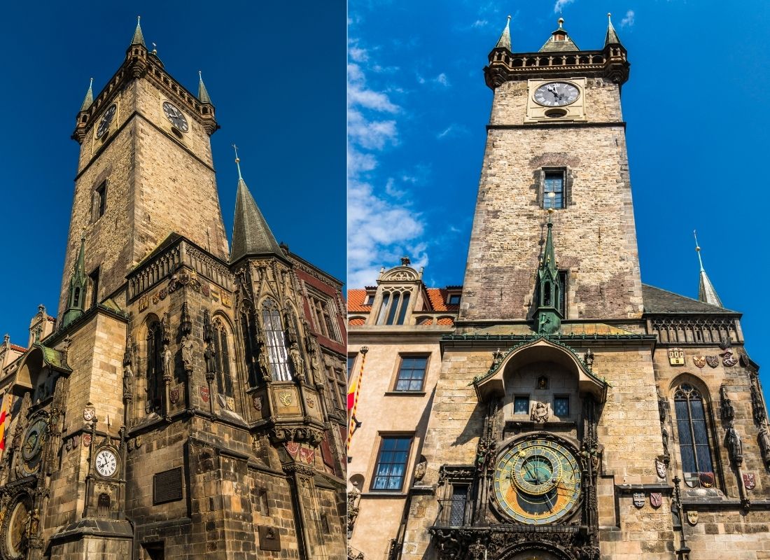 תמונה של השעון האסטרונומי בפראג